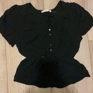 NEVER WORN XS ABERCROMBIE & FITCH BLACK TOP